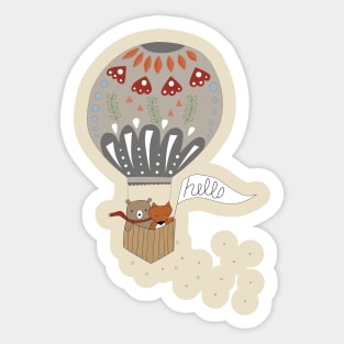 Hot Air Terrarium Sticker